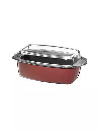 WMF | Fusiontec Mineral Bräter avec couvercle en verre, rectangulaire, 32 x 21 cm Quartz Rose | 